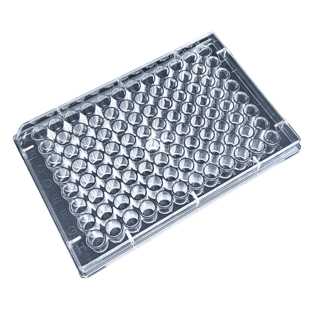 TheraDep Collagen 96-Well Microplate – Clear, Flat Bottom, TC-Treated (With Lid)